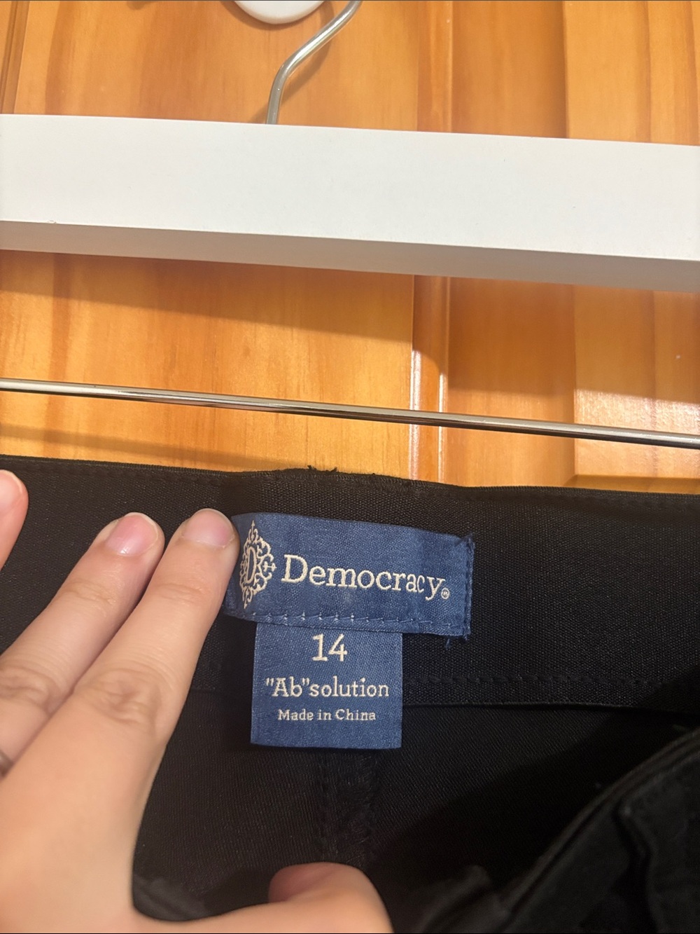 Democracy Size 14 Black High-Rise Skinny Jeans - Picture 3 of 5